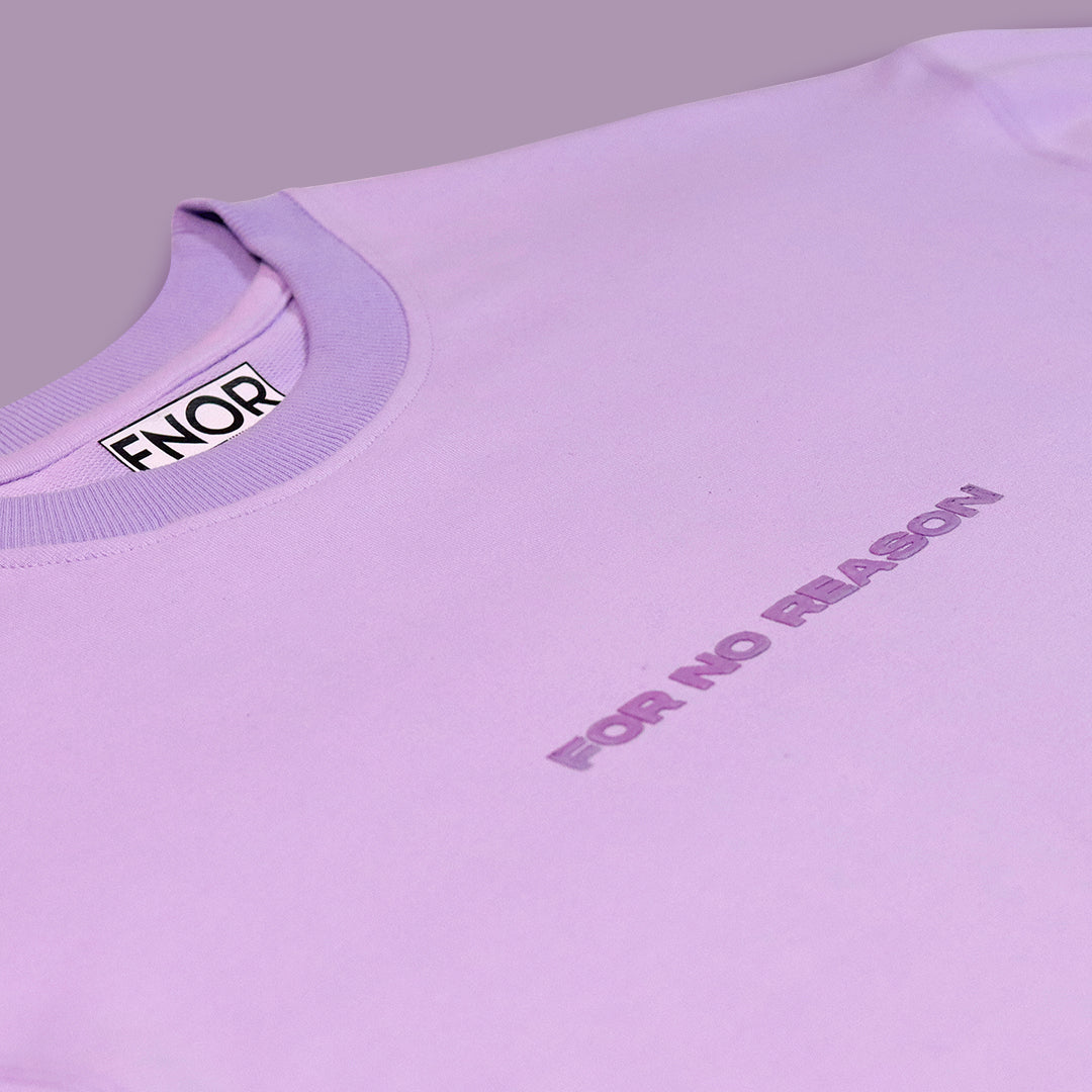 Rich Lilac Oversized Tee