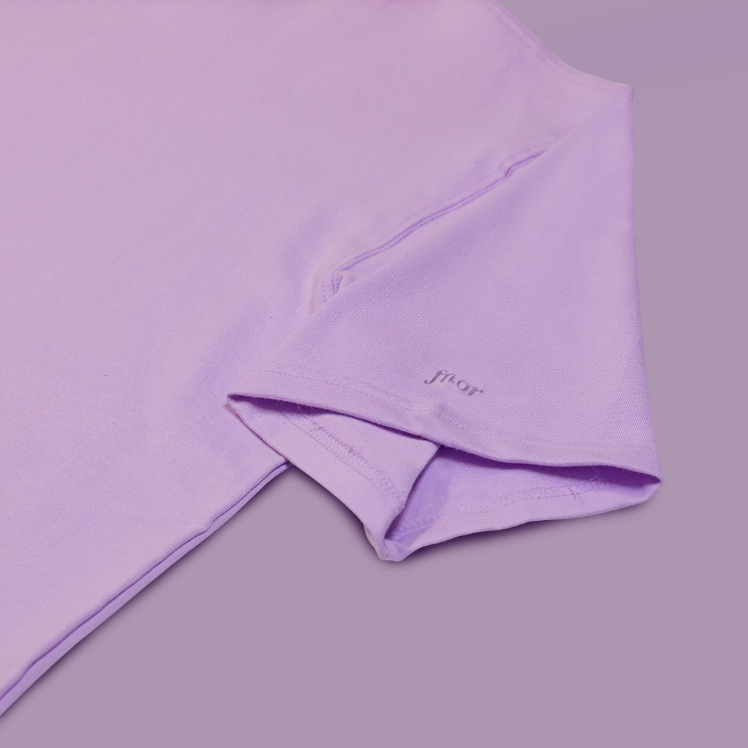 Rich Lilac Oversized Tee